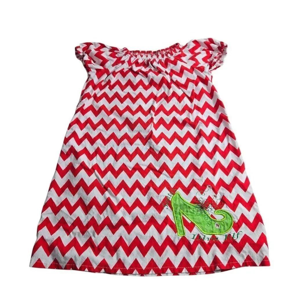 Homemade Christmas Diva Elf dress S